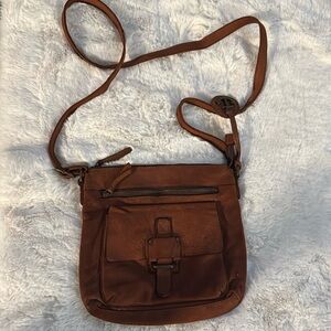 Harbor Bay Brown Satchel Elegant Design